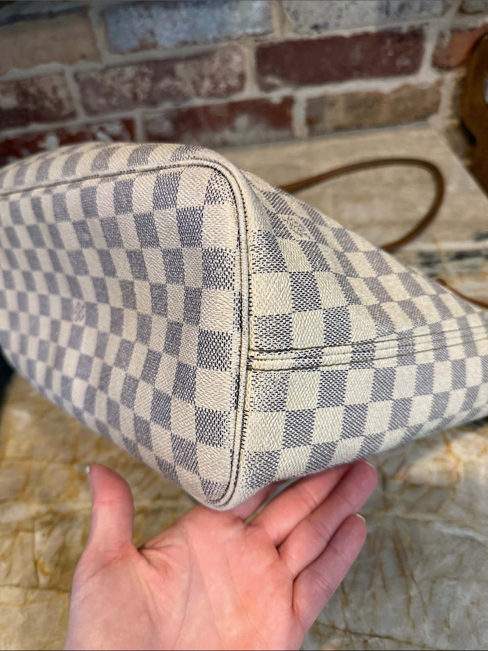 Louis Vuitton Damier Azur Tote Neverfull MM - Picture 2 of 16